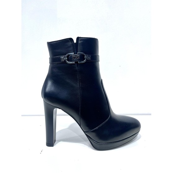Bottines Femme Nero Giardini – Cuir Véritable, Talon Conique, Style Italien - 10